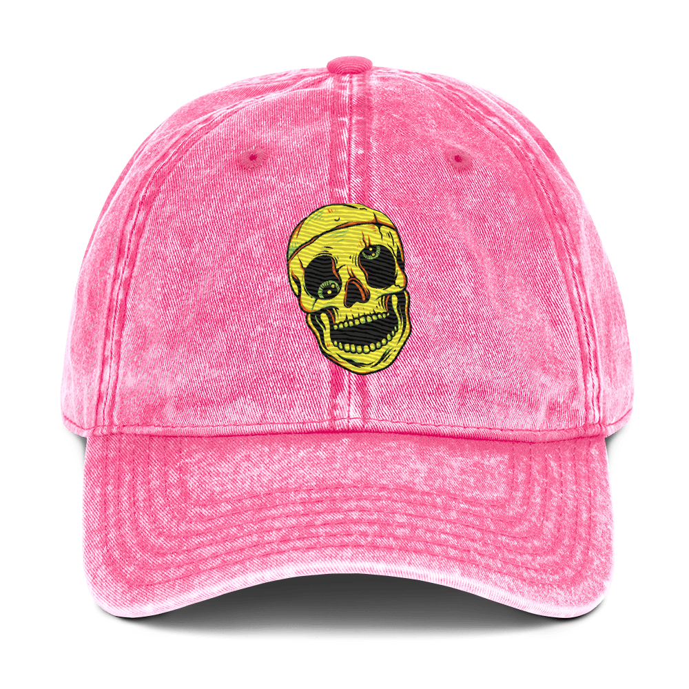 Out of Your Skull - Stonewashed Cotton Twill Baseball Cap - ballcap - baseball style hats - graphic call caps - Numbskullz