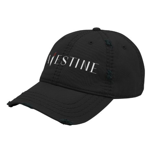 Palestine - Distressed Ball Cap-activism-anti fascist-distressed ball cap-NumbskullzKC