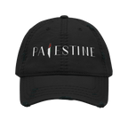 Palestine - Distressed Ball Cap-activism-anti fascist-distressed ball cap-NumbskullzKC