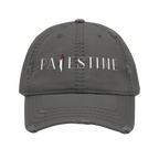 Palestine - Distressed Ball Cap-activism-anti fascist-distressed ball cap-NumbskullzKC