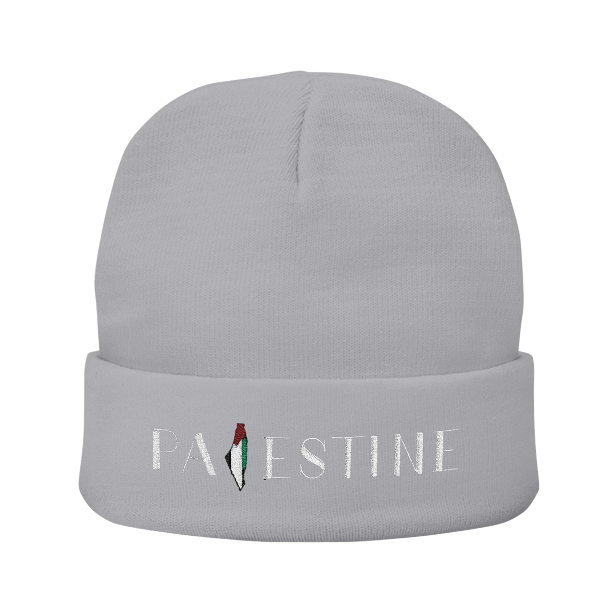 Palestine - Knit Beanie-Accessories-Beanies-Embroidery-NumbskullzKC