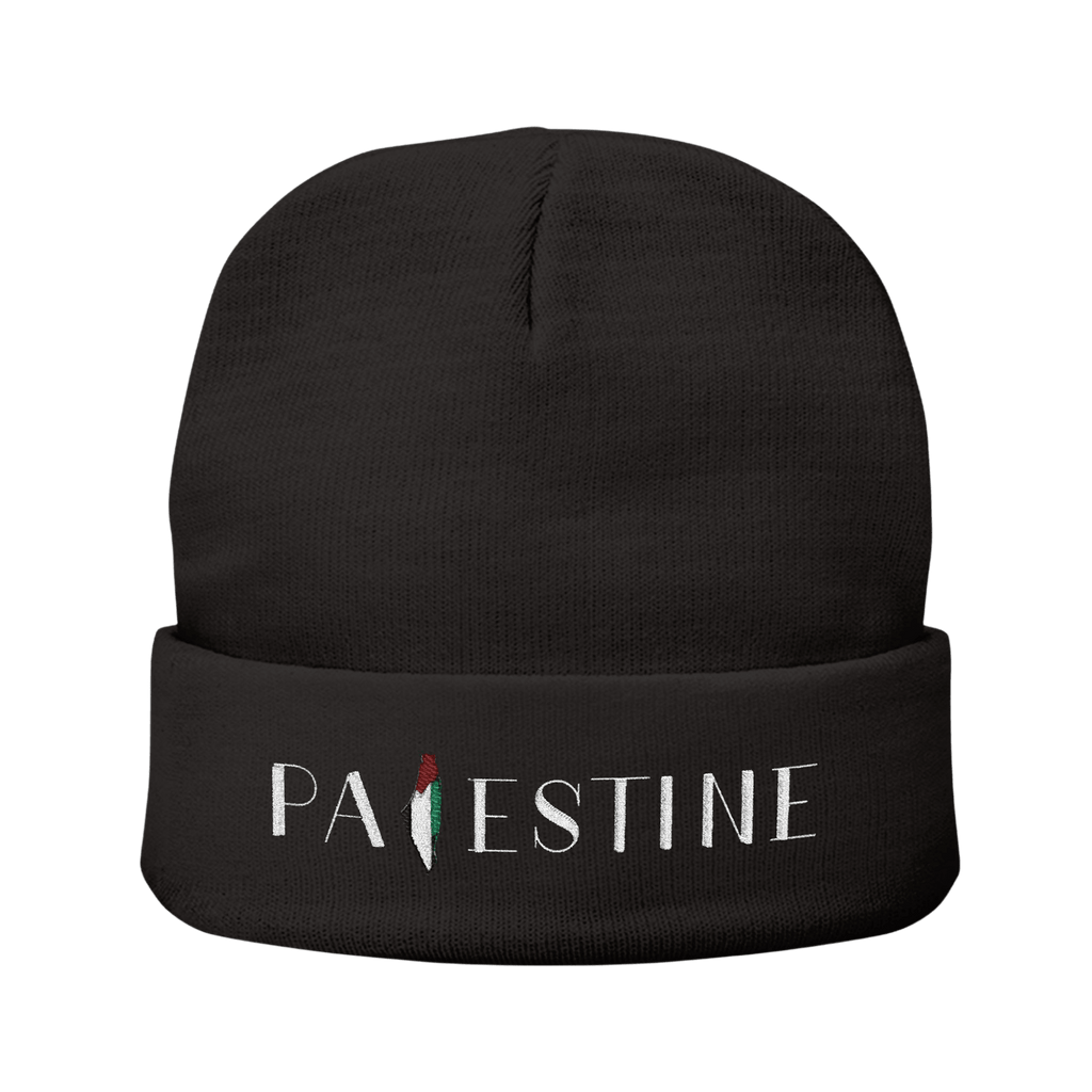 Palestine - Knit Beanie-Accessories-Beanies-Embroidery-NumbskullzKC
