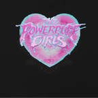 Powerpuff Girls Glitch - Relaxed Fit Crop Top-cropped tee-glitchcore-men's shirts-NumbskullzKC