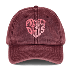 Protect the Dolls - Stonewashed Ball Cap - feminism - graphic ball caps - graphics - Numbskullz