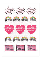 Queer Love - Vinyl Sticker Sheet-accessories-bisexual-gay-NumbskullzKC
