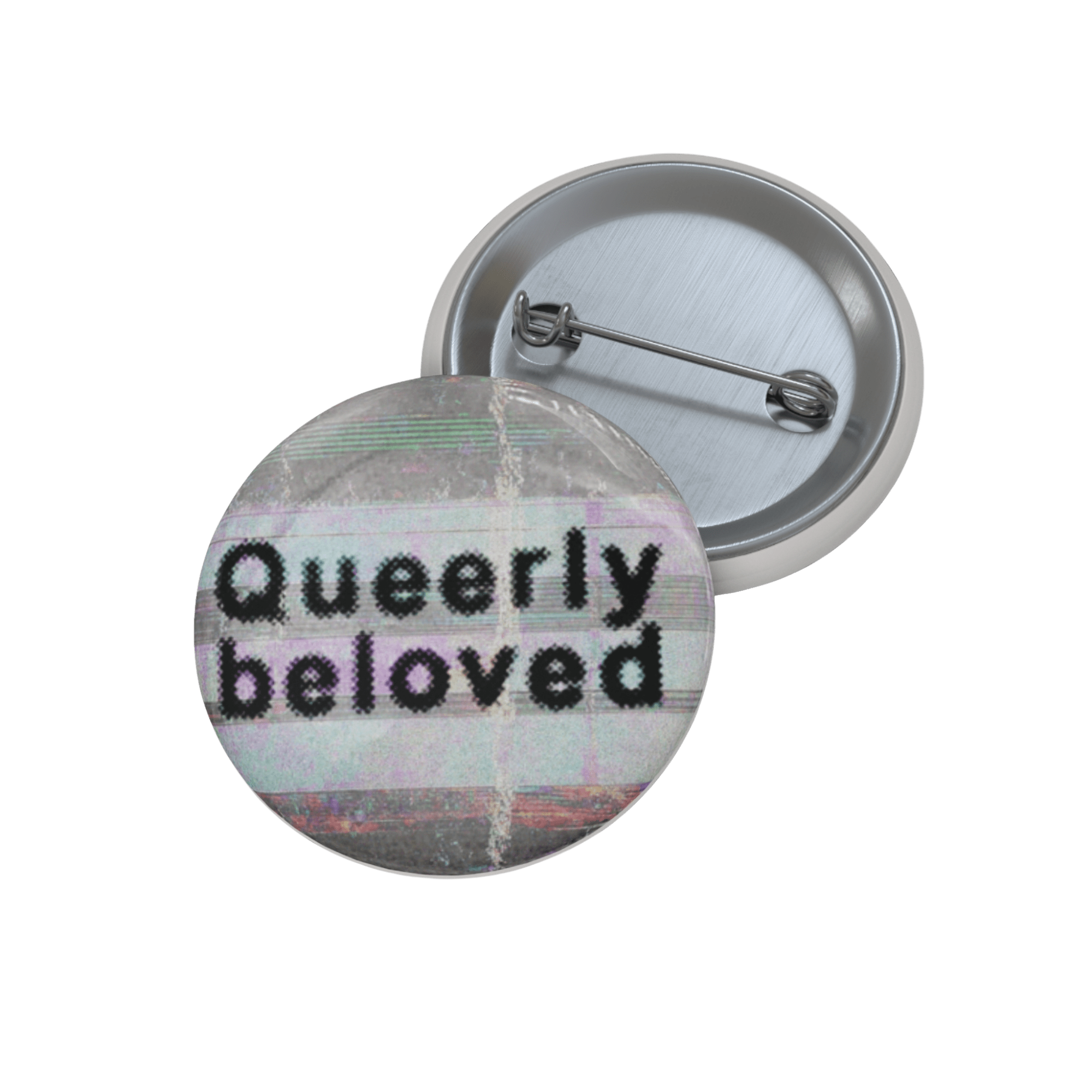Queerly Beloved 🙏 - Pin Button-accessories-button pins-buttons-NumbskullzKC