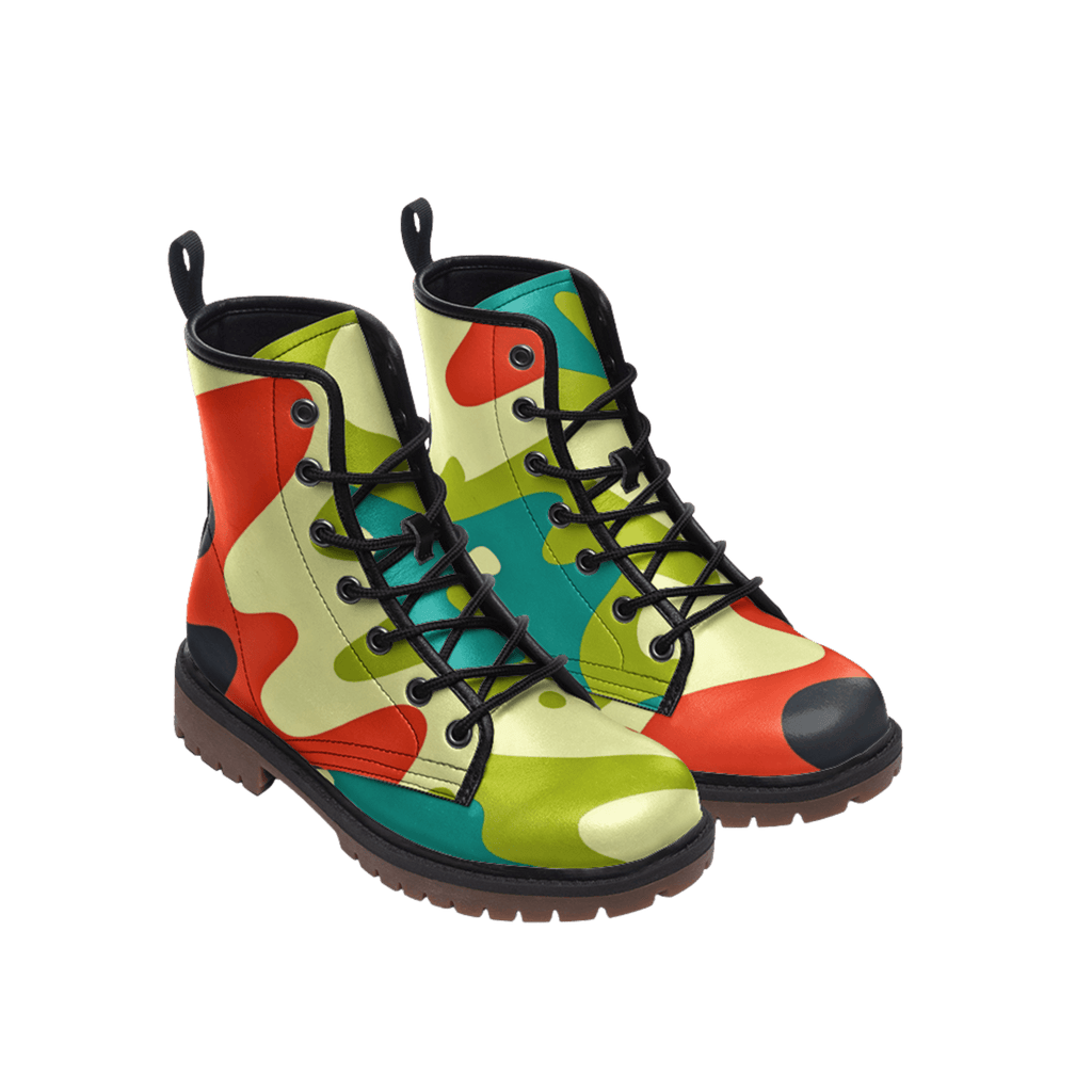 Retro Fitted - Combat Boots-boots-combat boots-men's boots-NumbskullzKC