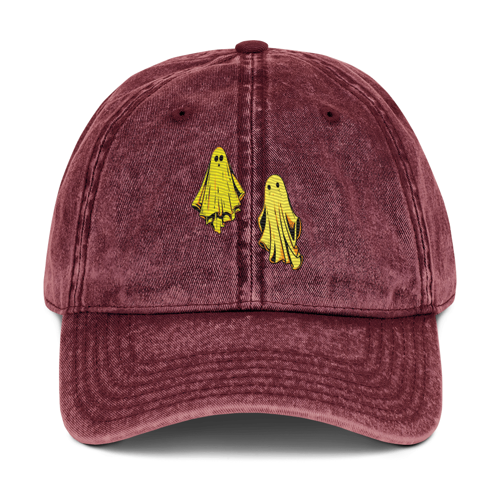 Scare Pair - Stonewashed Cotton Twill Baseball Cap - ballcap - baseball style hats - graphic call caps - Numbskullz