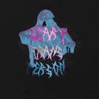 Scary Trans Person - Relaxed Fit Crop Top-cropped tee-glitchcore-lgbtq-NumbskullzKC
