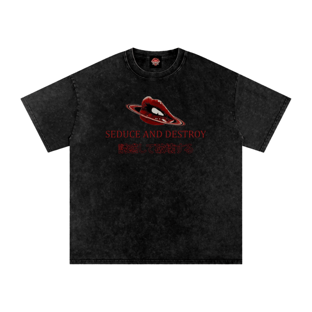 Seduce & Destroy - Oversized T-Shirt - men's shirts - Numbskullz - oversized T-shirts - Numbskullz