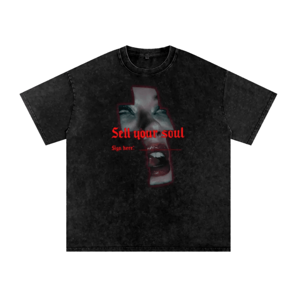 Sell Your Soul - Oversized T-Shirt - gothic - men's shirts - Numbskullz - Numbskullz