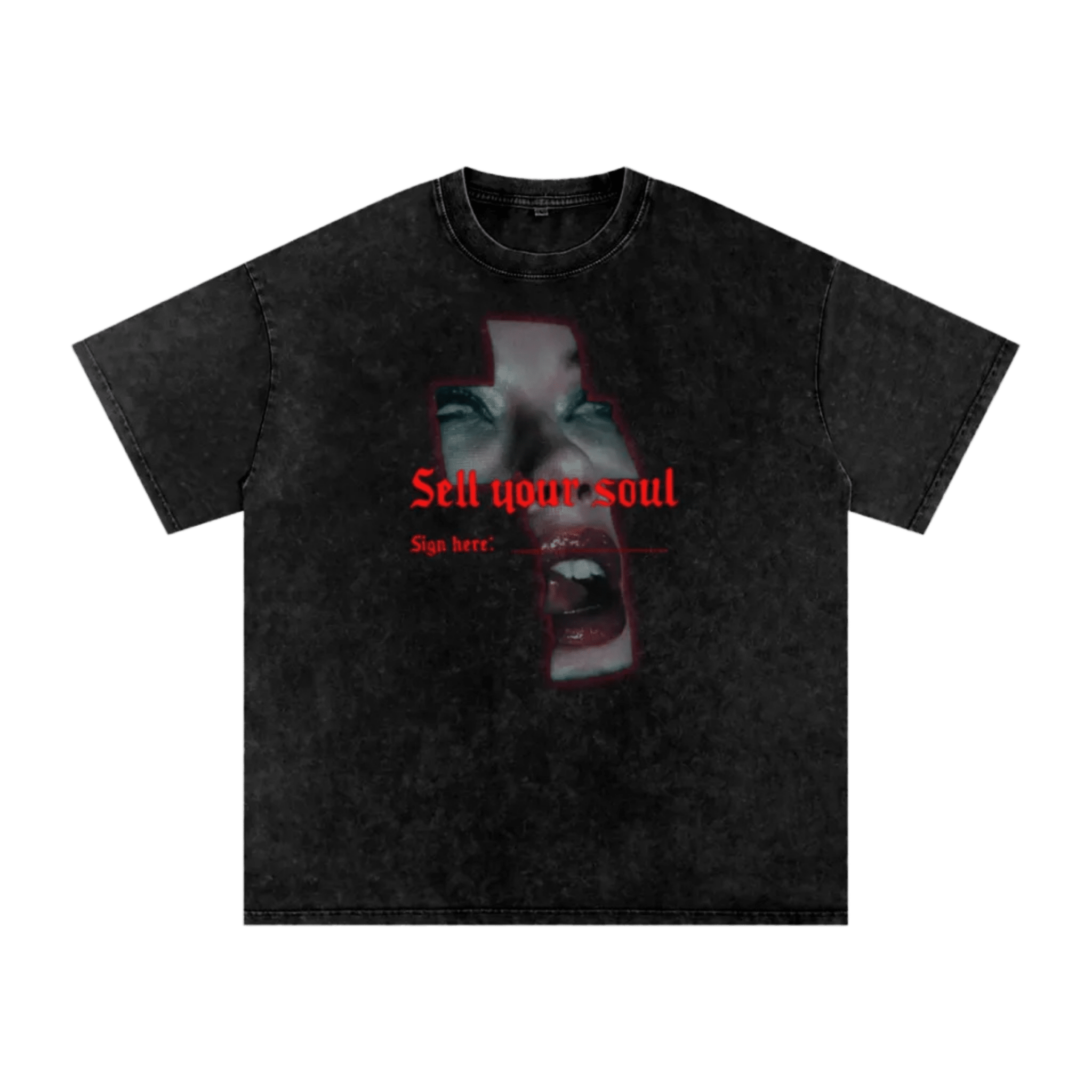 Sell Your Soul - Oversized T-Shirt - gothic - men's shirts - Numbskullz - Numbskullz