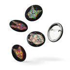 Shades - Set of 5 Pin Buttons - accessories - buttons - decorative pins - NumbskullzKC