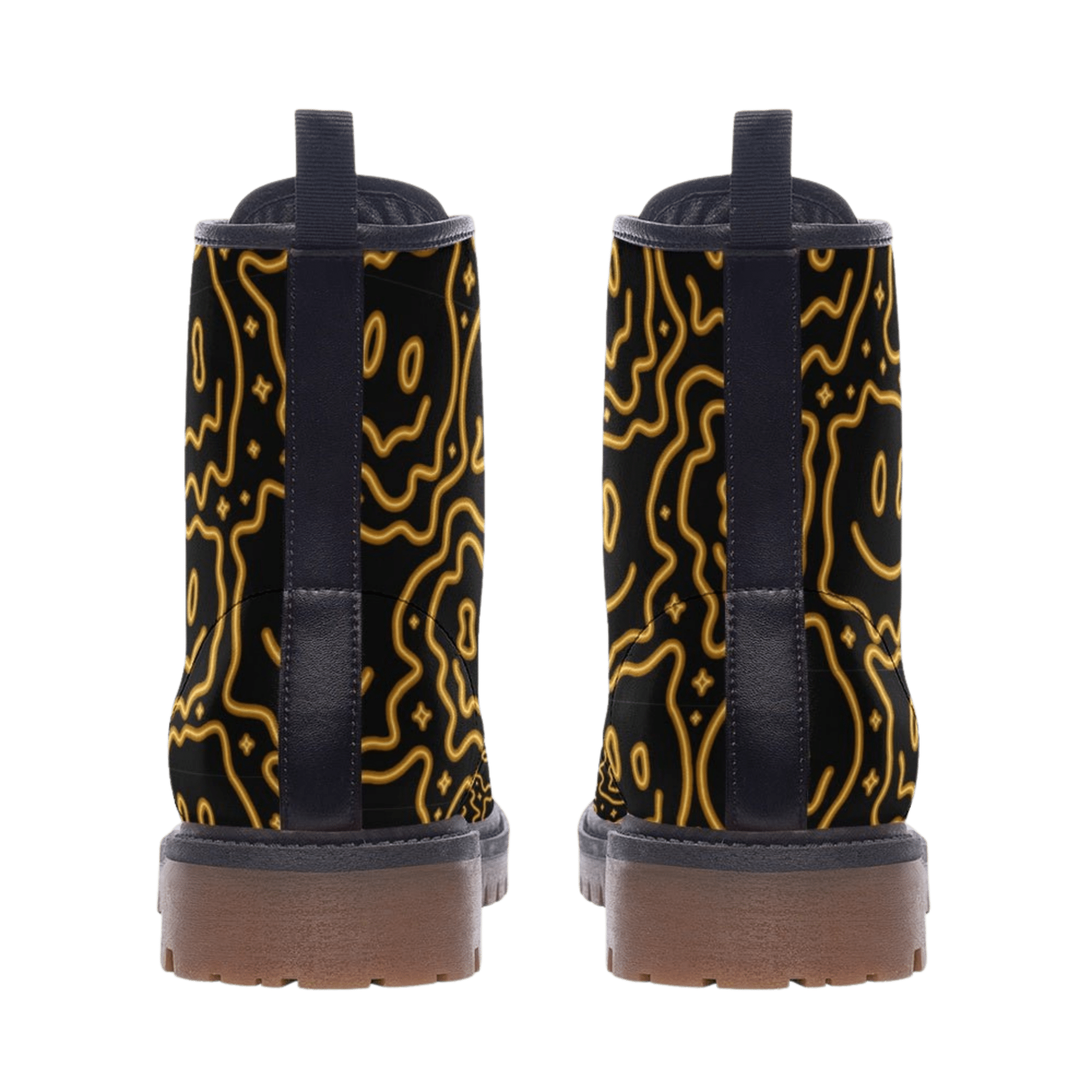 Shmappy Face - Combat Boots - boots - combat boots - fashion boots - Numbskullz