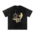 Snow Washed Oversized Cotton T-Shirt - ODMPOD