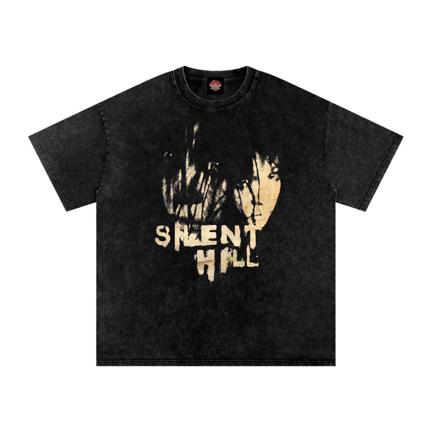 Snow Washed Oversized Cotton T-Shirt - ODMPOD