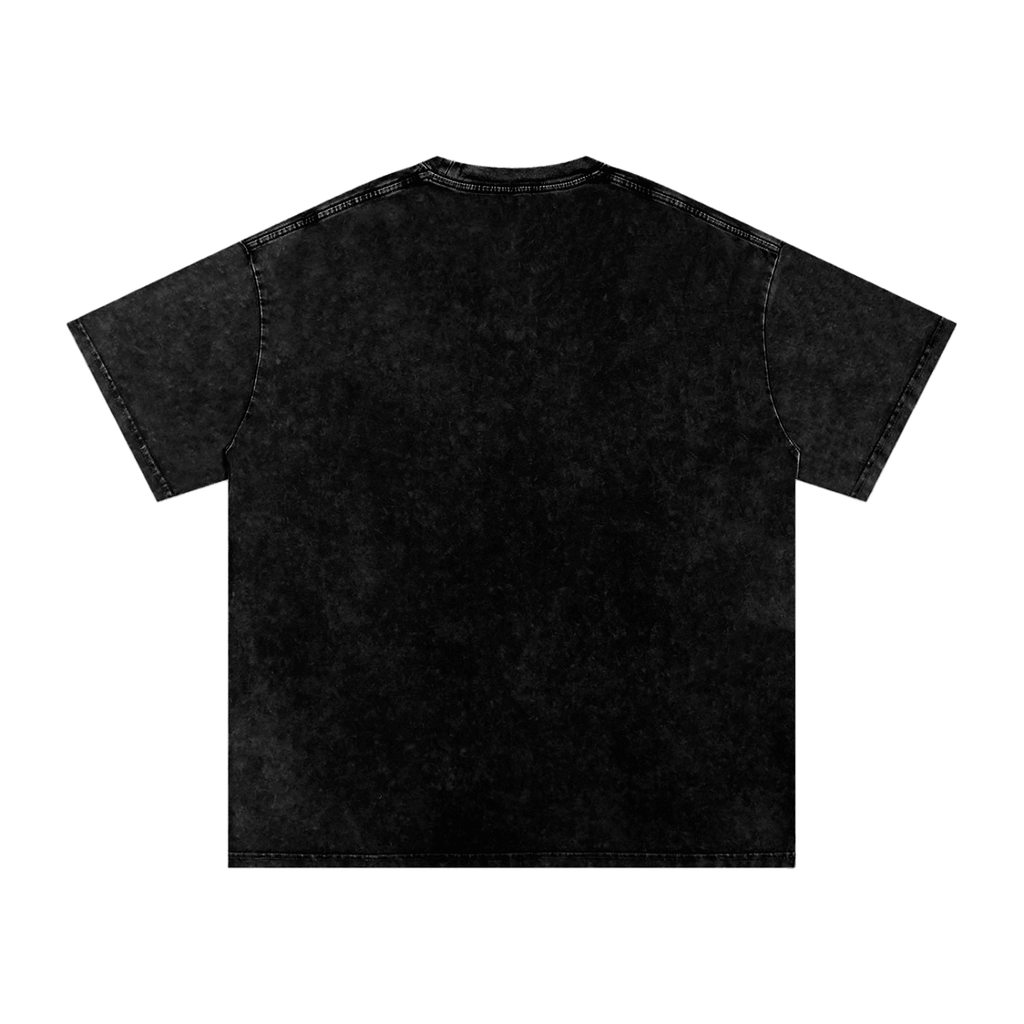 Snow Washed Oversized Cotton T-Shirt - ODMPOD