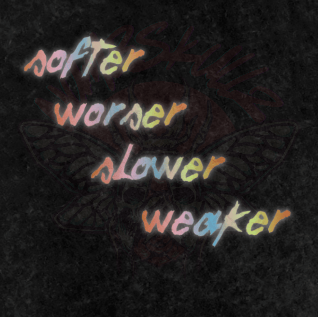 Softer, Worser, Slower, Weaker - Oversized T-Shirt-80s-90s-humor-NumbskullzKC