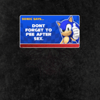 Sonic Says - Oversized T-shirt-gamer-games-men's shirts-NumbskullzKC