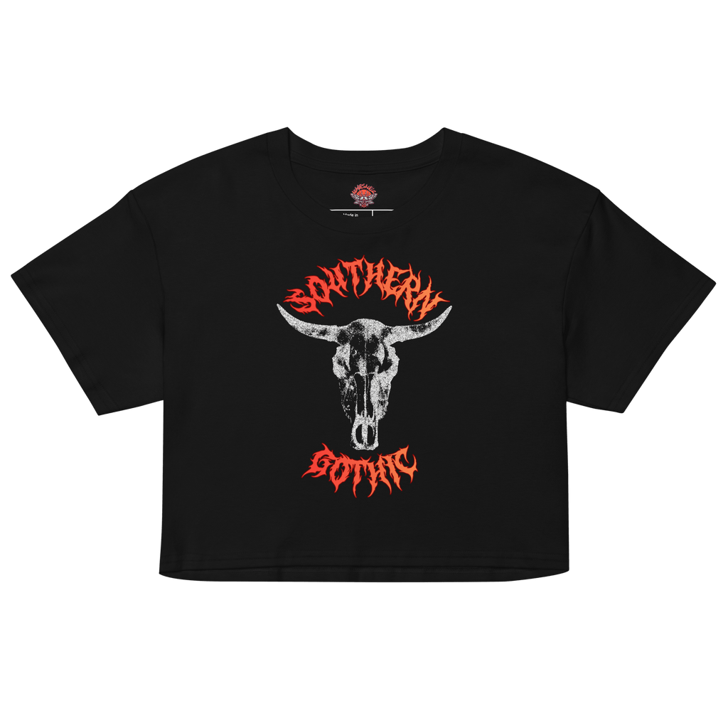 Southern Gothic - Relaxed Fit Crop Top-men's shirts-music-Numbskullz-NumbskullzKC