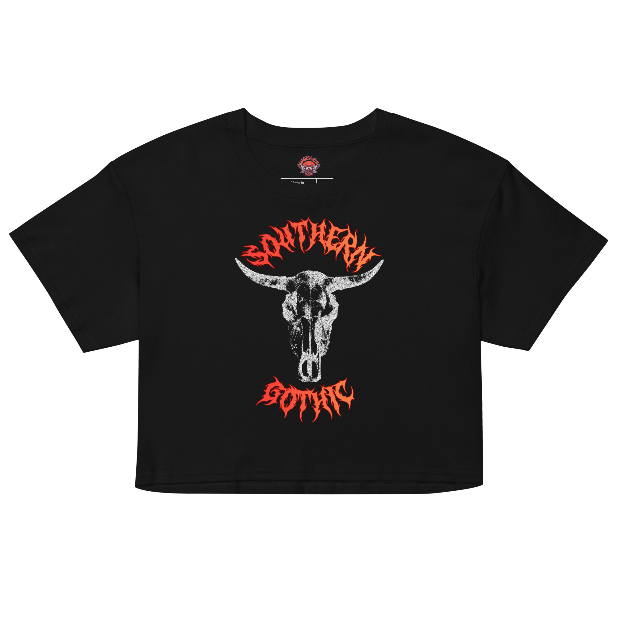 Southern Gothic - Relaxed Fit Crop Top-men's shirts-music-Numbskullz-NumbskullzKC