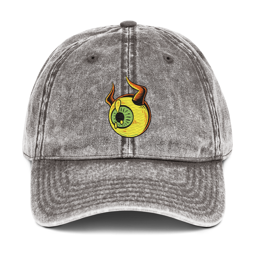 Spot the Bull - Stonewashed Cotton Twill Baseball Cap - ballcap - baseball style hats - graphic call caps - Numbskullz