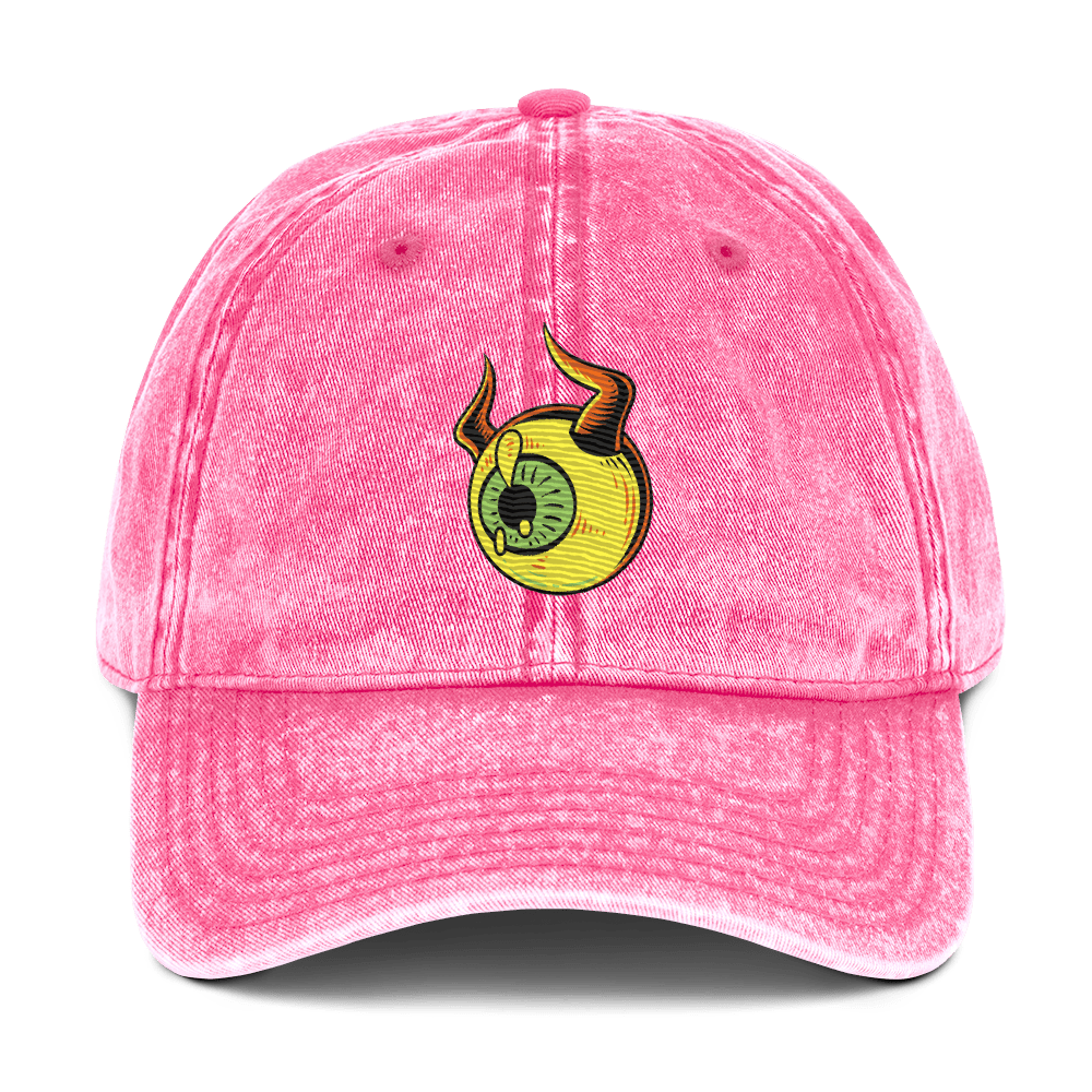 Spot the Bull - Stonewashed Cotton Twill Baseball Cap - ballcap - baseball style hats - graphic call caps - Numbskullz