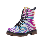 Stampeding Stripes - Combat Boots - boots - combat boots - fashion boots - Numbskullz