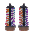 Stampeding Stripes - Combat Boots - boots - combat boots - fashion boots - Numbskullz
