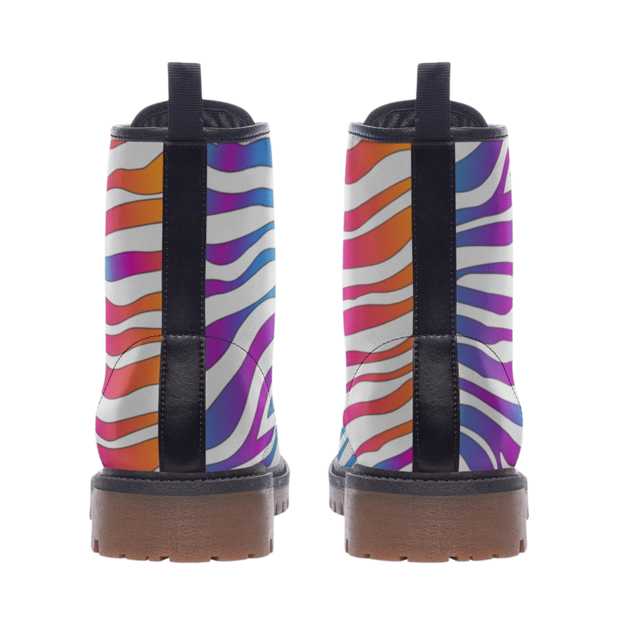 Stampeding Stripes - Combat Boots - boots - combat boots - fashion boots - Numbskullz