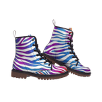 Stampeding Stripes - Combat Boots - boots - combat boots - fashion boots - Numbskullz