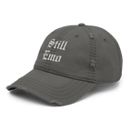 Still Emo - Distressed Adjustable Ball Cap - ballcap - baseball style hats - embroidered ball caps - Numbskullz