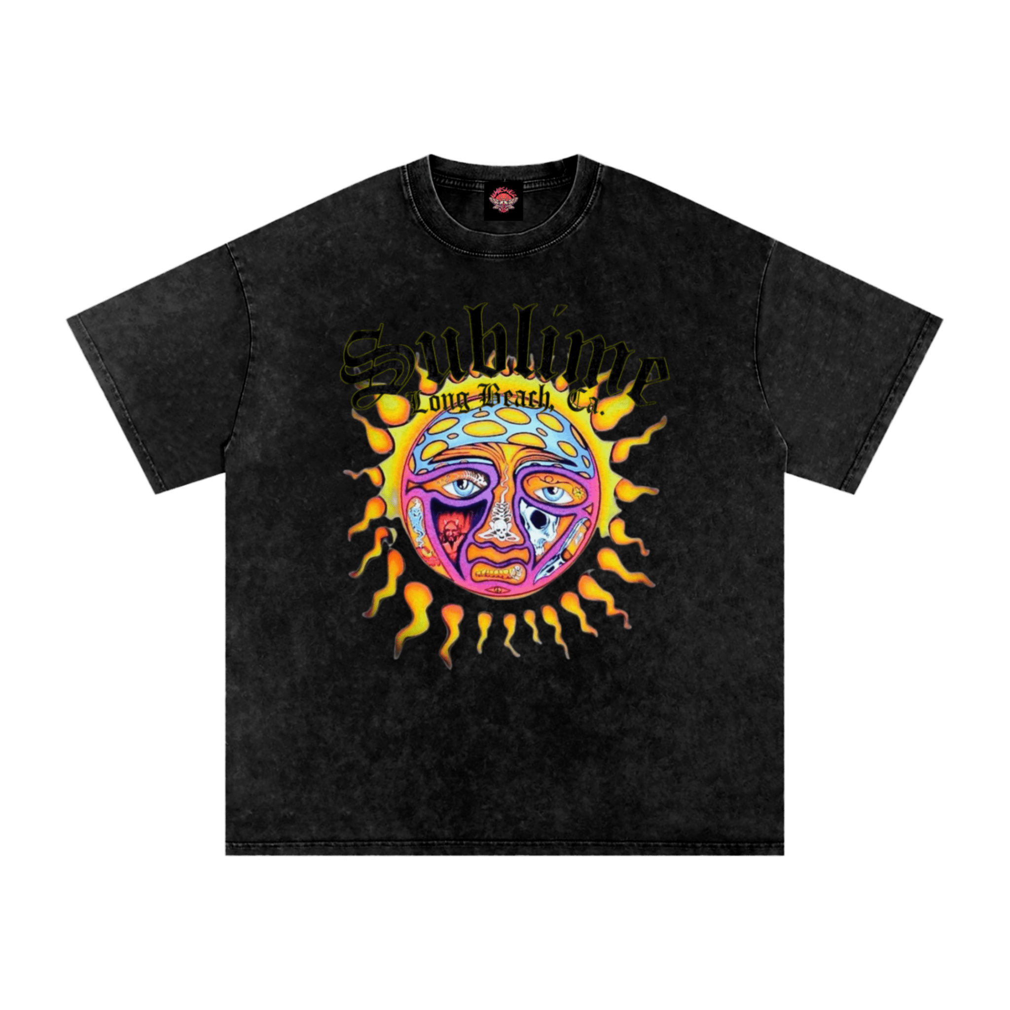 Sublime (Long Beach Ca.) - Oversized T-Shirt-90s-men's shirts-music-NumbskullzKC