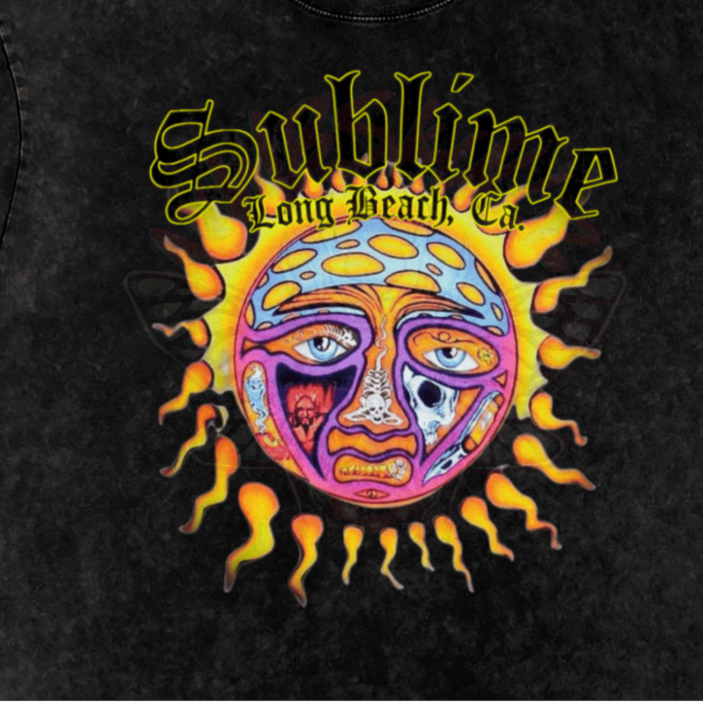 Sublime (Long Beach Ca.) - Oversized T-Shirt-90s-men's shirts-music-NumbskullzKC