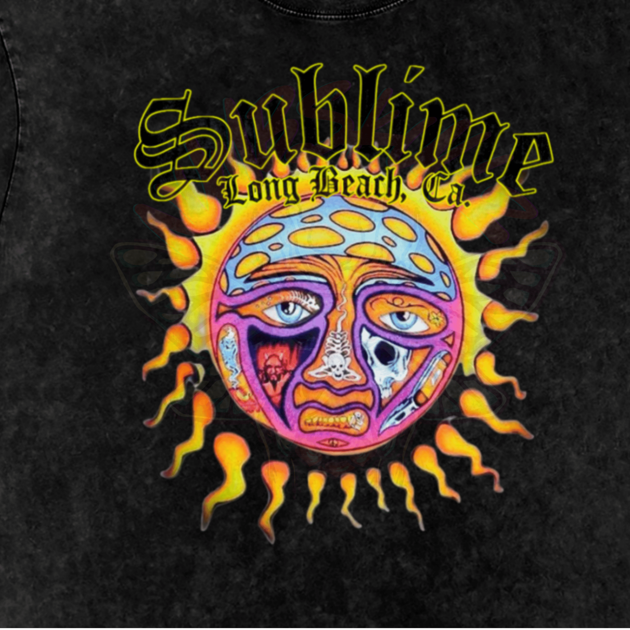 Sublime (Long Beach Ca.) - Oversized T-Shirt-90s-men's shirts-music-NumbskullzKC