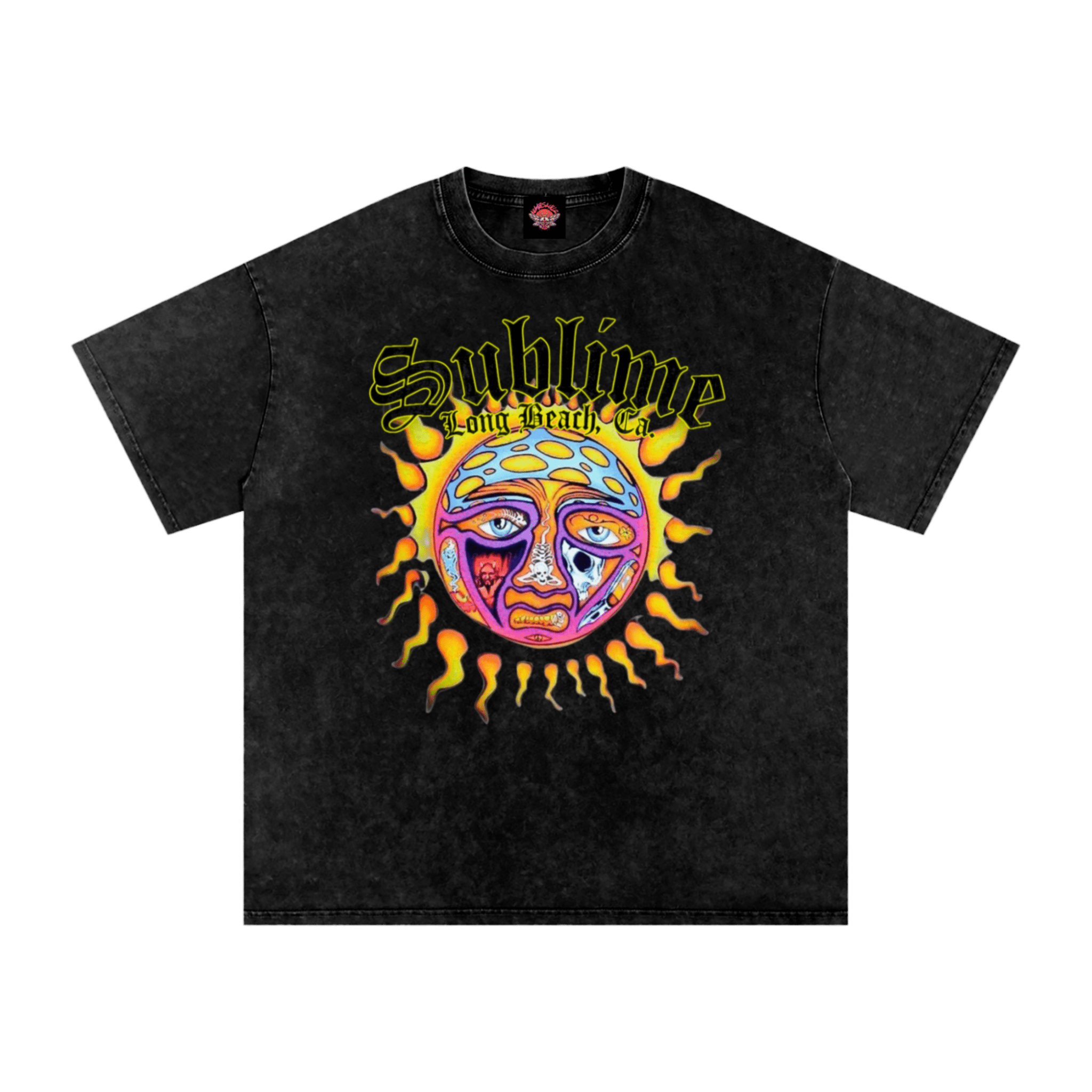 Sublime (Long Beach Ca.) - Oversized T-Shirt-90s-men's shirts-music-NumbskullzKC