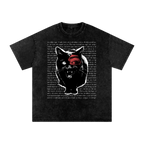 The Black Cat - Oversized T-Shirt - oversized T-shirts - shirt - Short Sleeve - Numbskullz