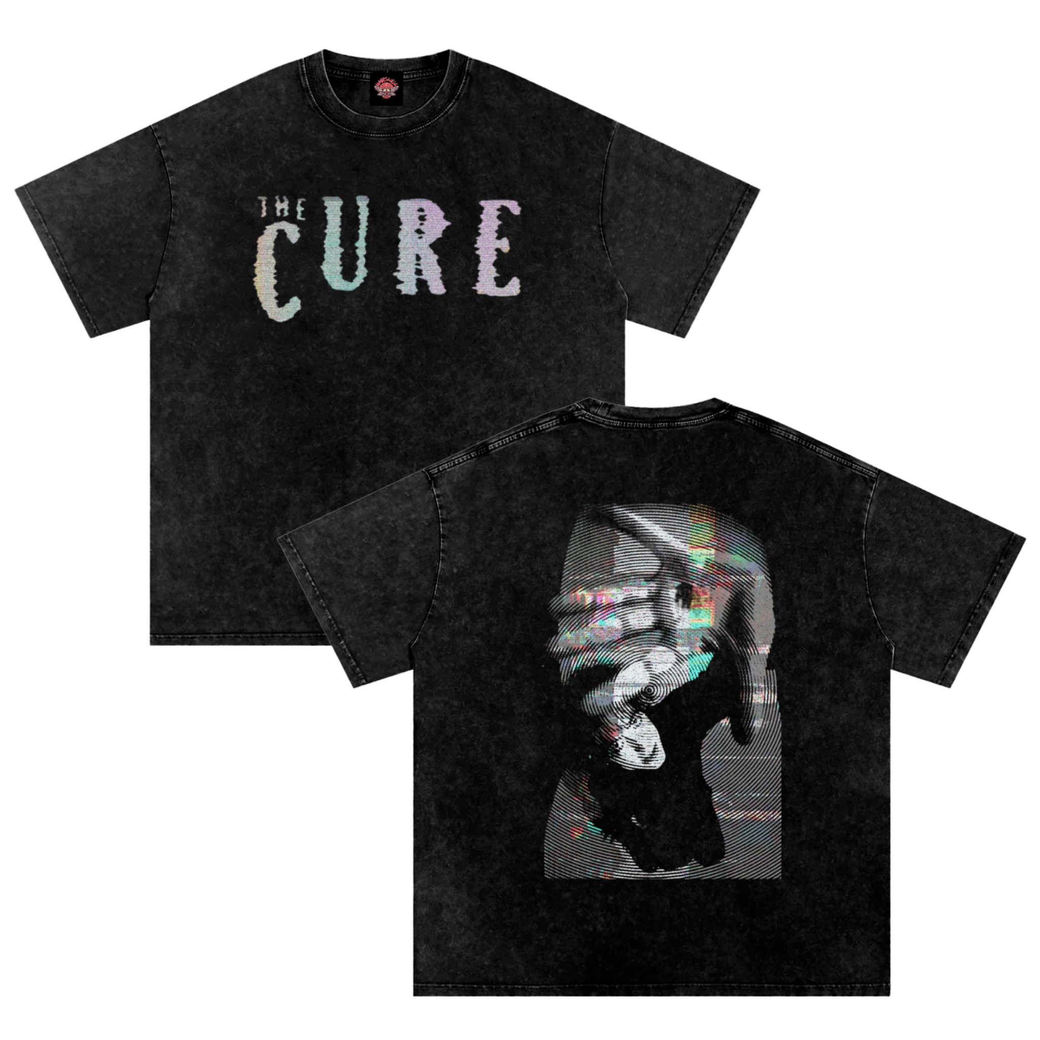The Cure - Oversized T-Shirt-80s-gothic-men's shirts-NumbskullzKC