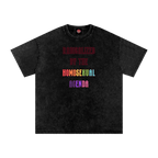 The Homosexual Agenda - Oversized T-Shirt [LIMITED] - D&D - gay - humor - Numbskullz