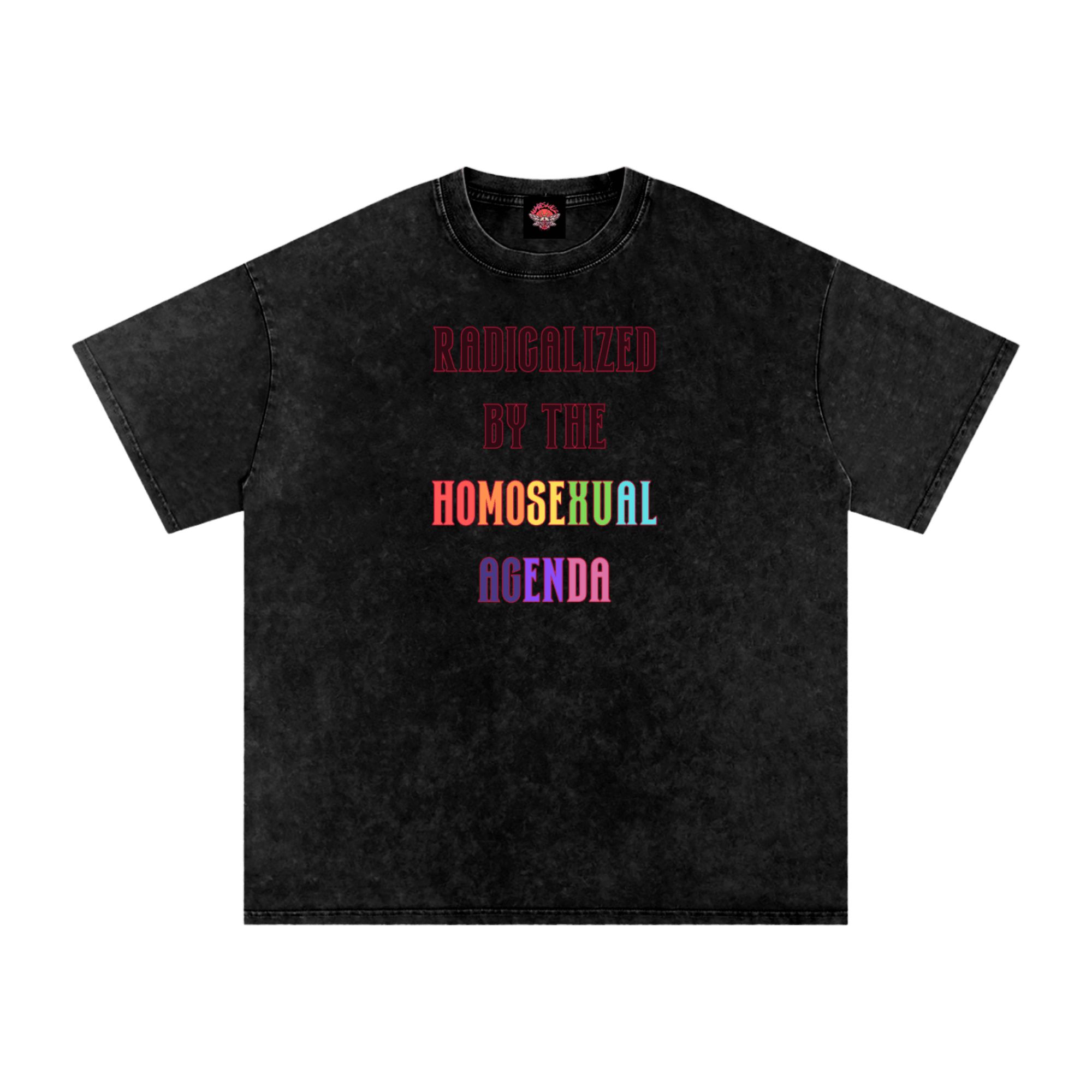 The Homosexual Agenda - Oversized T-Shirt [LIMITED] - D&D - gay - humor - Numbskullz