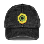 The One Eye Love - Stonewashed Cotton Twill Baseball Cap - ballcap - baseball style hats - embroidered ball caps - Numbskullz
