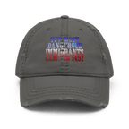 The Real Danger - Distressed Ball cap - ballcap - baseball style hats - hats - Numbskullz