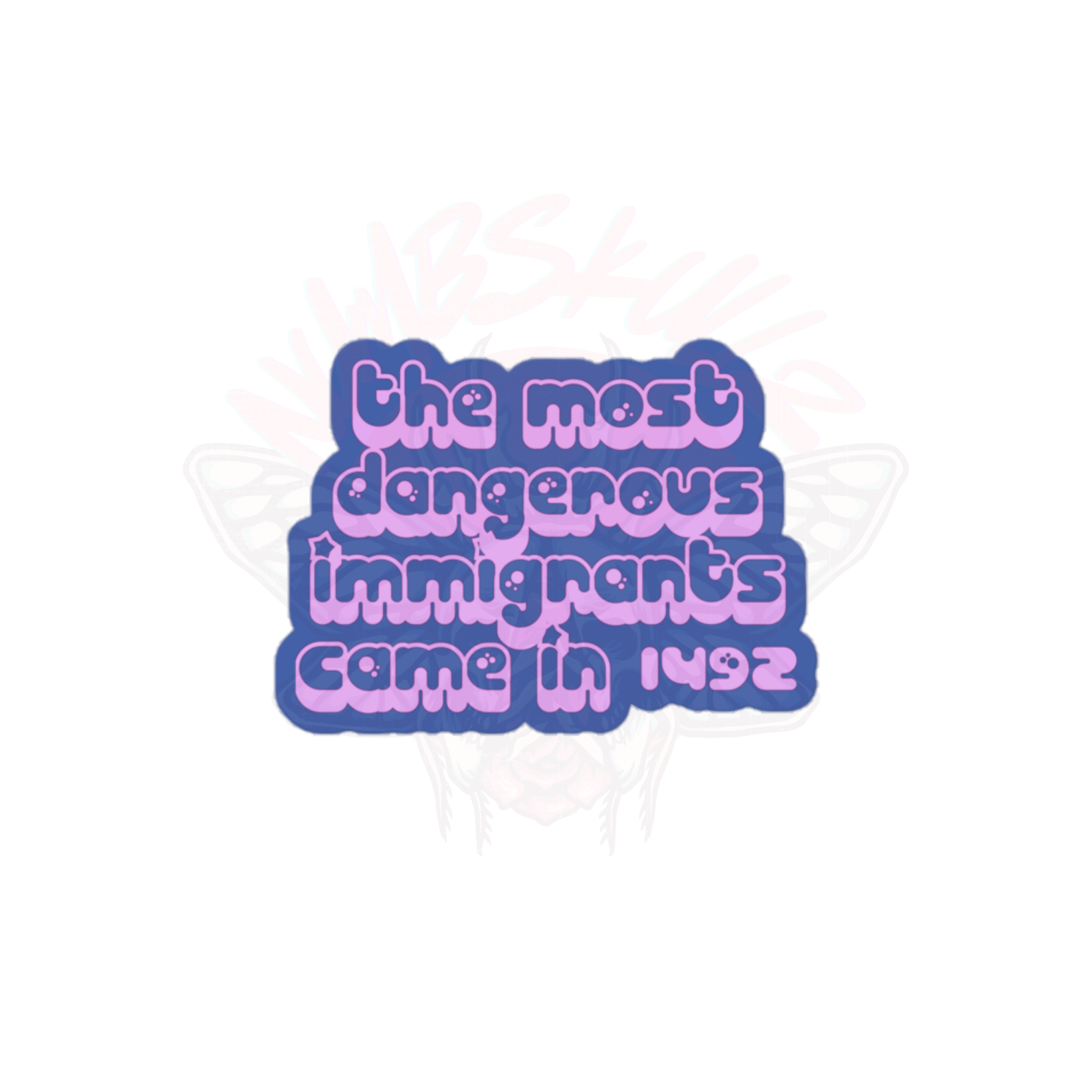The Real Danger - Vinyl Sticker - accessories - activism - immigration - NumbskullzKC