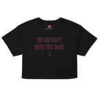 The Ref Can't Hear You - Relaxed Crop Top-cropped tee-gamer-games-NumbskullzKC