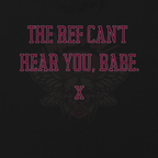 The Ref Can't Hear You - Relaxed Crop Top-cropped tee-gamer-games-NumbskullzKC
