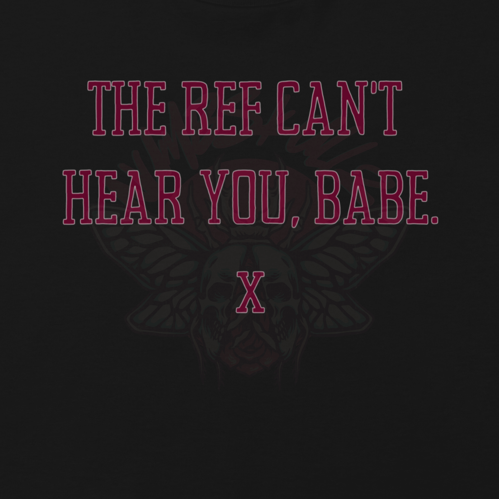 The Ref Can't Hear You - Relaxed Crop Top-cropped tee-gamer-games-NumbskullzKC