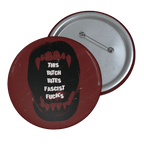 This Bitch Bites Fascists - Pin Button-accessories-activism-anti fascist-NumbskullzKC