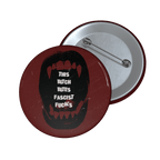 This Bitch Bites Fascists - Pin Button-accessories-activism-anti fascist-NumbskullzKC