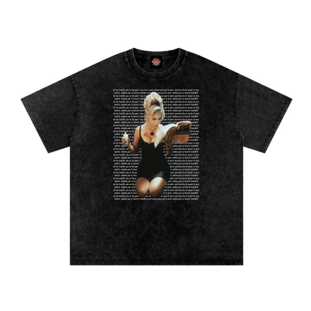 Tiffany Valentine Voodoo - Oversized Cotton T-Shirt-logo tees-men's shirts-oversized T-shirts-NumbskullzKC