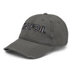 Tin Foil Hat - Distressed Ball Cap - ballcap - baseball style hats - funny ballcaps - Numbskullz